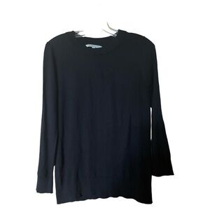 41 Hawthorn Black Silk‎ Modal Knit Sweater Lightweight Women’s Size Large